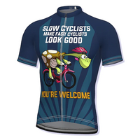 Sunnyriant Men's Short Sleeve Cycling Jersey