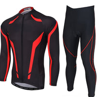 Grams Men's Long Sleeve Cycling Jersey with Tights