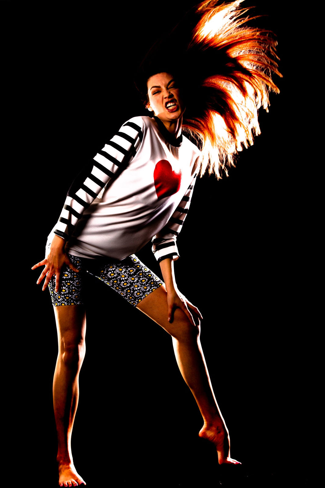 "Sweetheart 3/4" Sun Protection Loose Cycling Suit