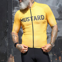 "MUSTARD" Breathable Cycling Jersey Set