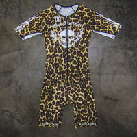 "Hot Rod Leopard" Unzip Race Suit