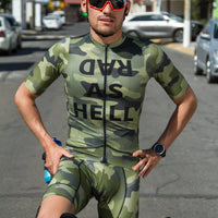 Army Green One Piece Cycling Suit Professional Riding Series