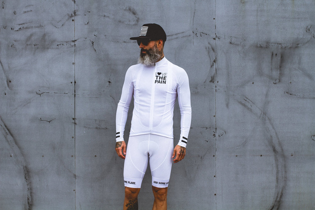 "Blanco" Professional Cycling Suit Pure White