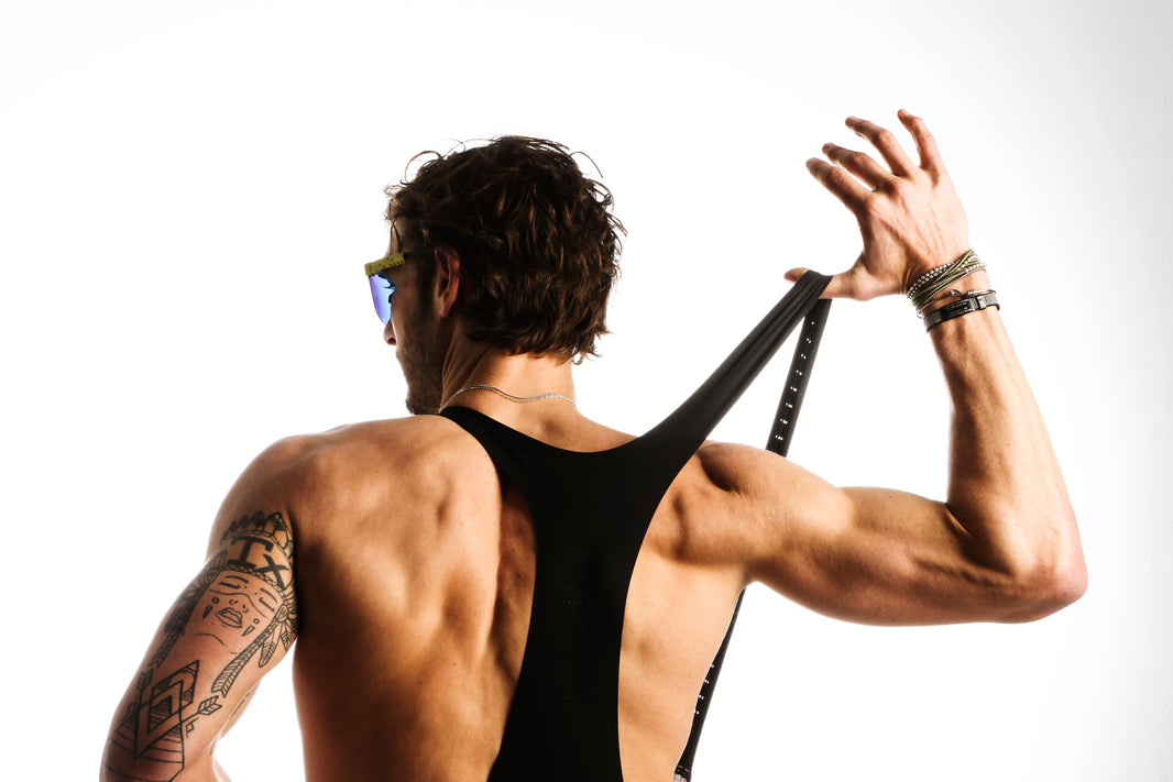 "Skeletor" Fake Tattoo Cycling Shorts