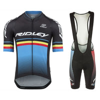 Spider summer Short Sleeve MTB set Quick dry Bicycle