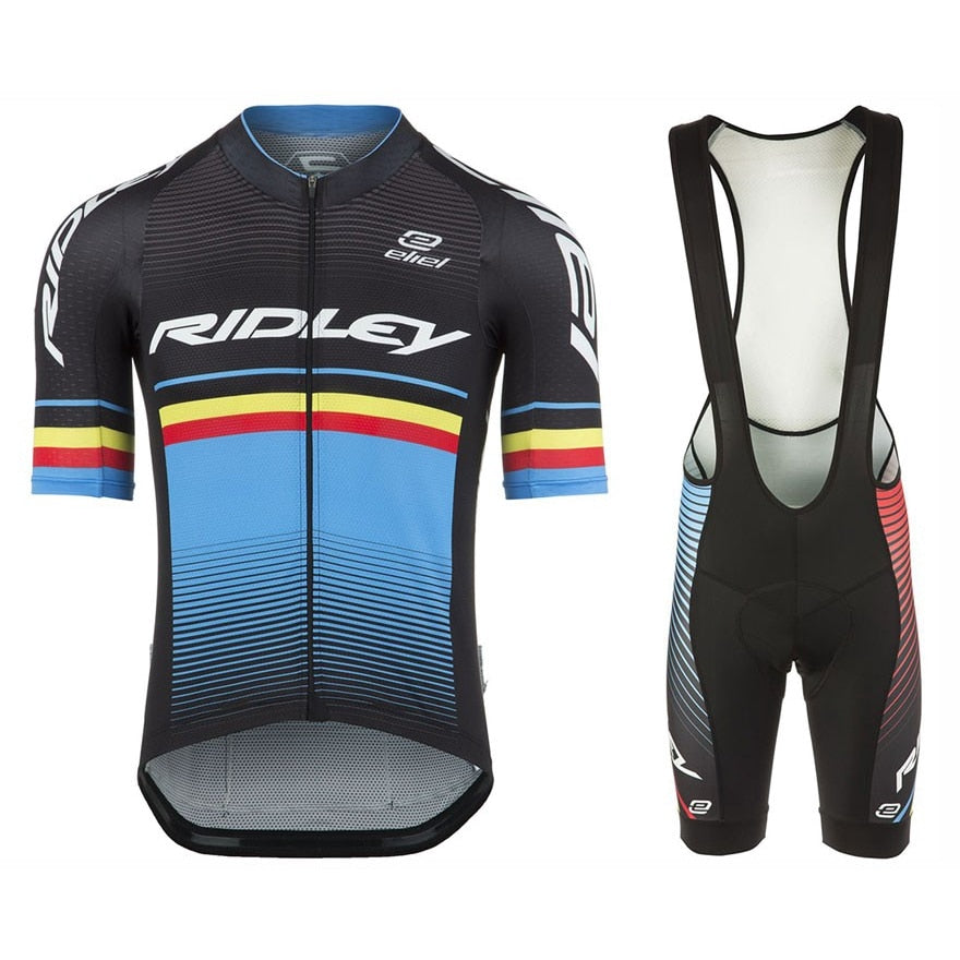 Spider summer Short Sleeve MTB set Quick dry Bicycle