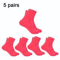 Breathable Sport Cycling Short Socks 5 Pairs