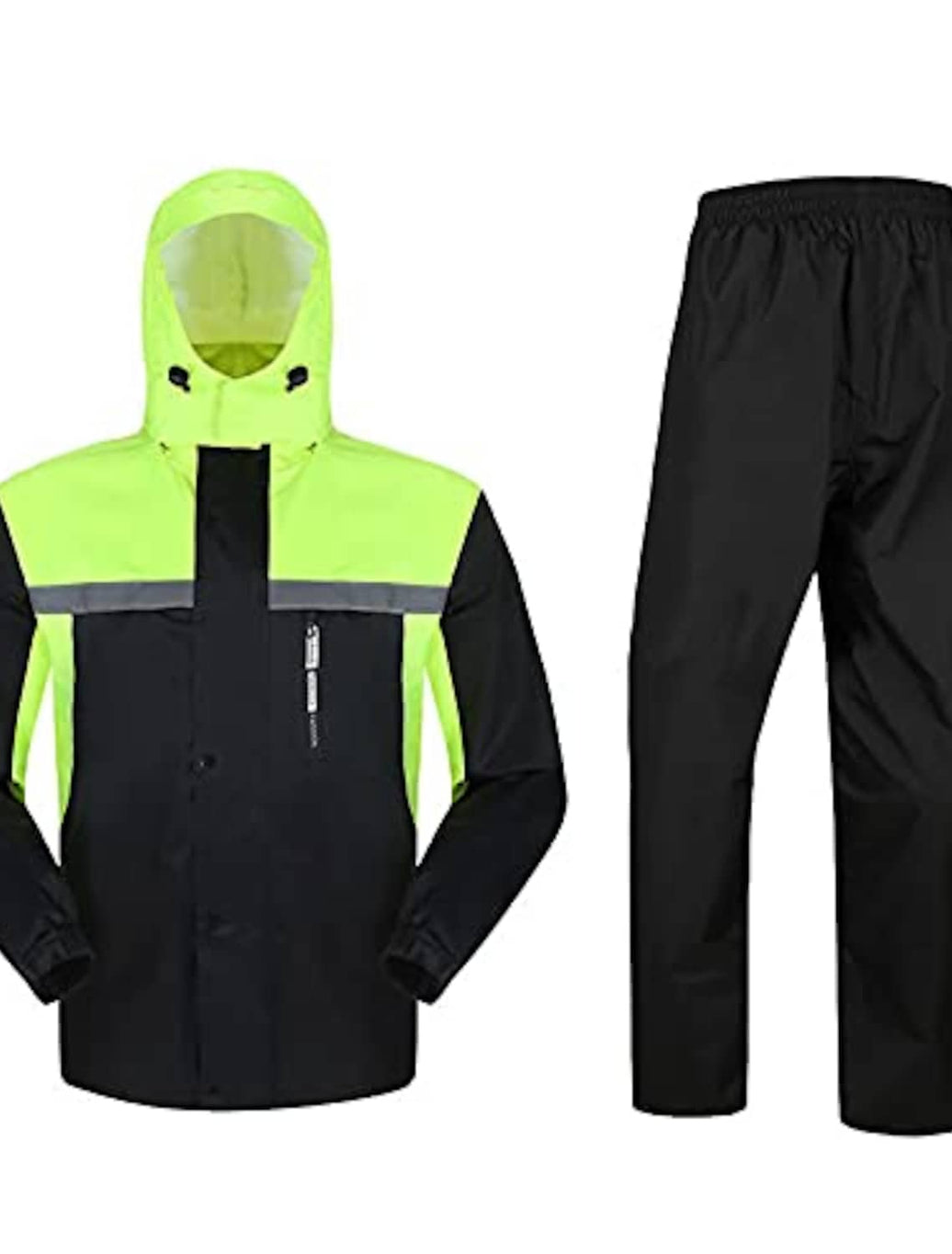 unisex rainsuit waterproof jacket and trousers set hooded fishing