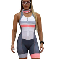 Sleeveless Cycling Jersey with Shorts Triathlon Tri Suit