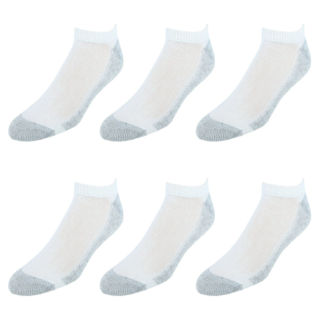 Hanes Men's Cushion No-Show Socks 6-Pack