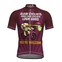 Sunnyriant Men's Short Sleeve Cycling Jersey