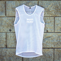 Simple Solid Color Mesh Short Sleeve