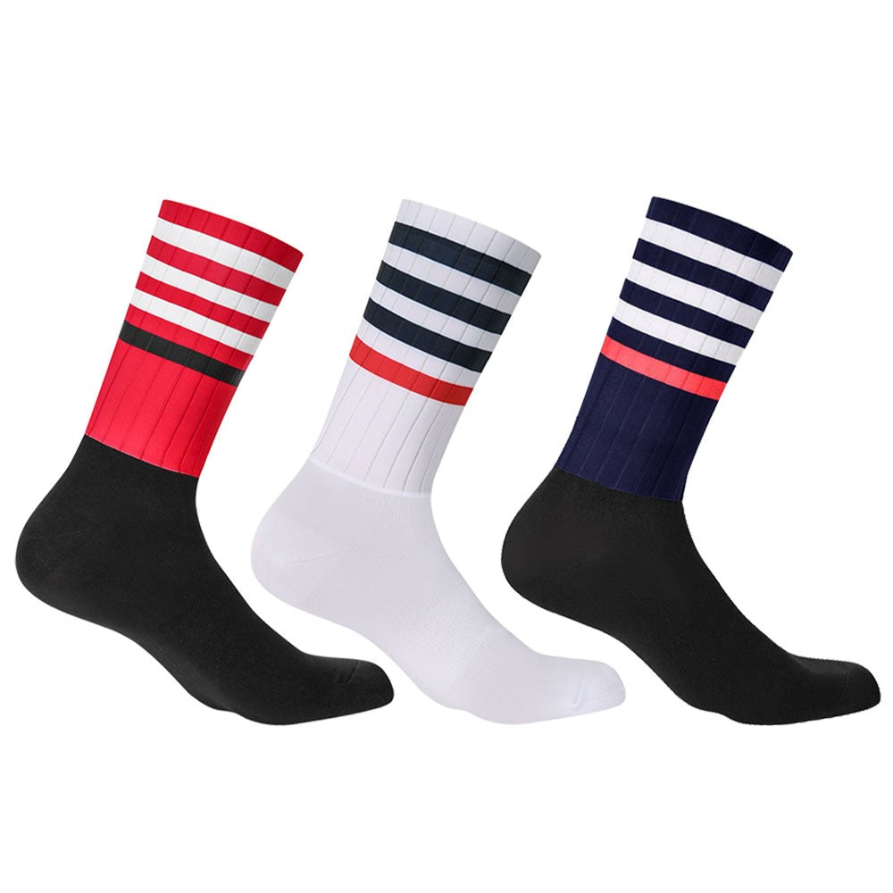 Anti Slip Whiteline Sport Cycling Socks