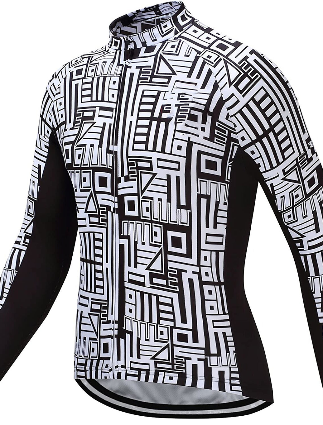 Grams Men's Long Sleeve Cycling Jersey Spandex Polyester