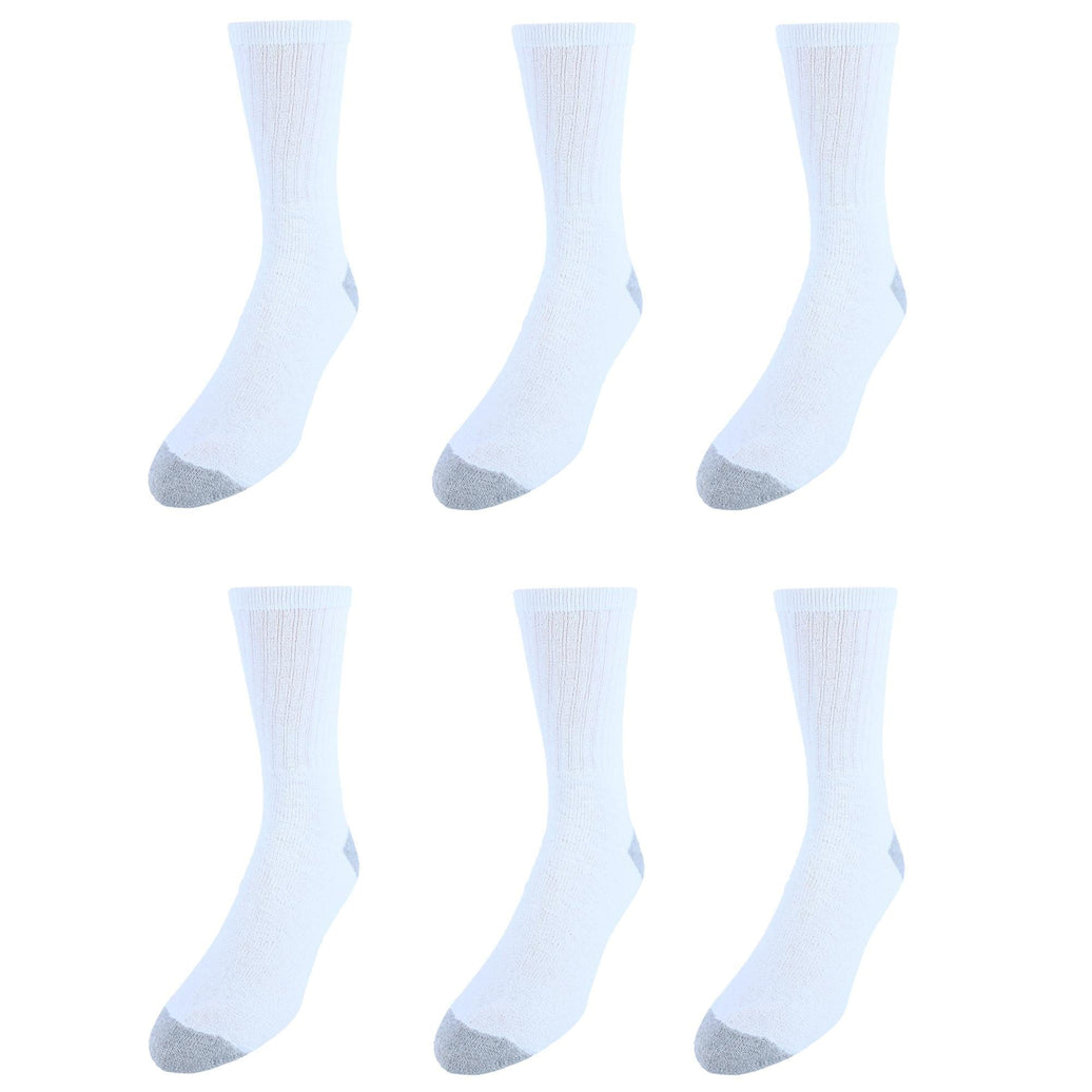 Everlast Men's 6PK Crew Socks(6 Pair Pack)