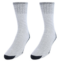 CTM® Men's Wool Blend Crew Socks (2 Pack)