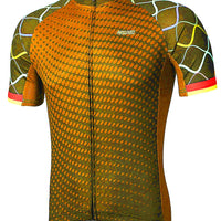 Men's Short Sleeve Cycling Jersey Summer Polyester Bike Jersey