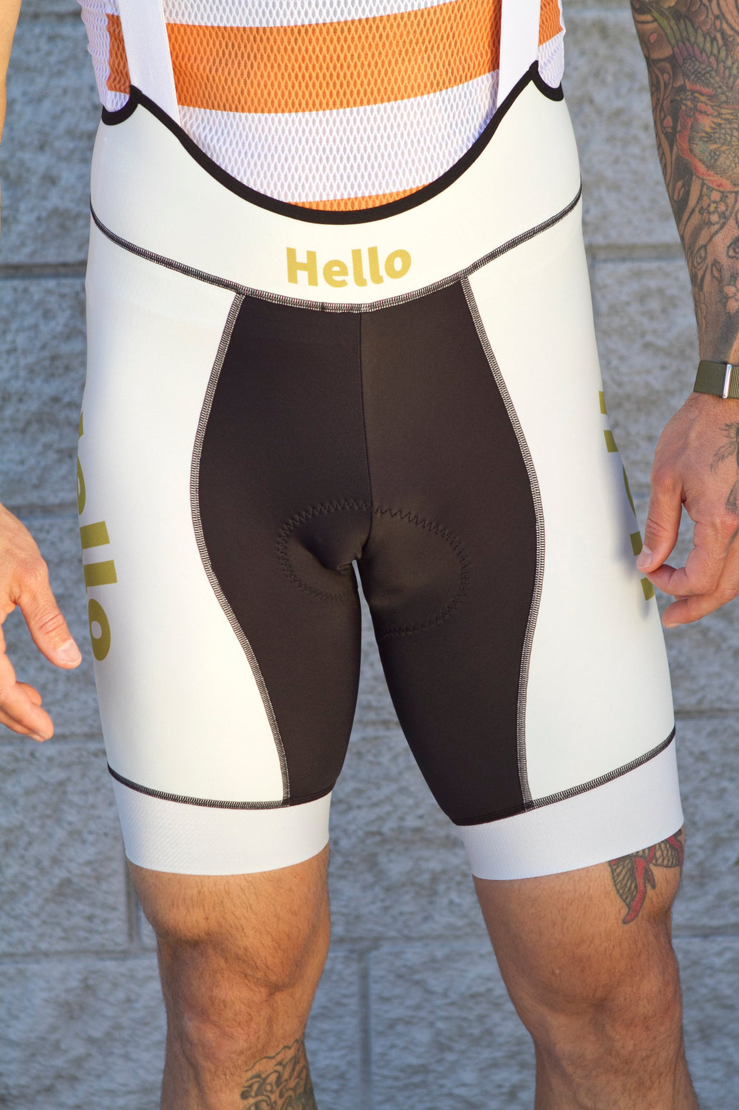 Breathable "Hello'" Cycling Shorts