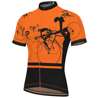Men's Short Sleeve Cycling Jersey Summer Spandex Polyester