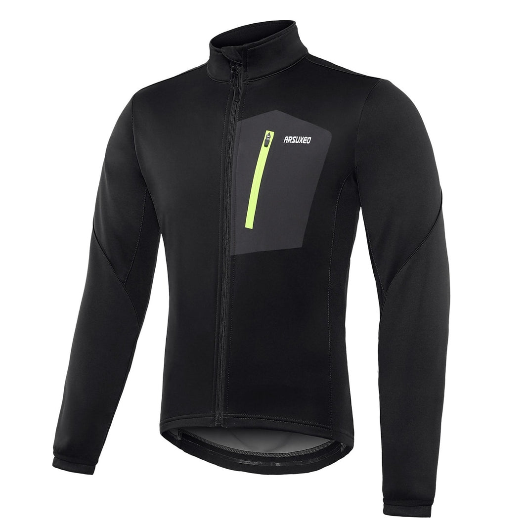 Arsuxeo Men's Cycling Jacket Winter Elastane Bike