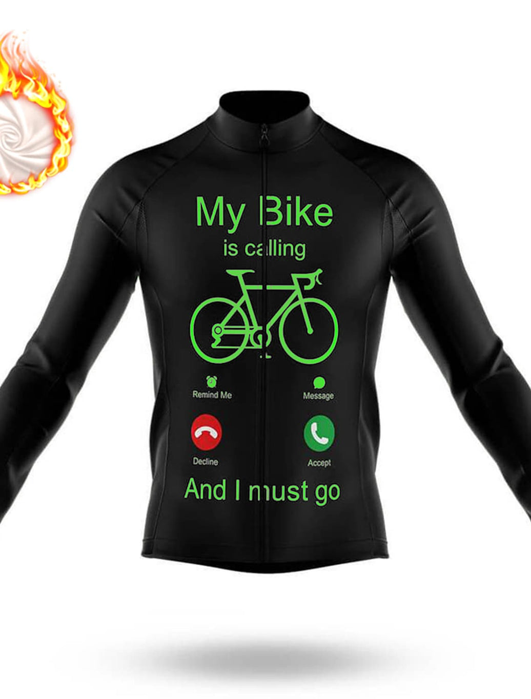 Grams Men's Long Sleeve Cycling Jersey