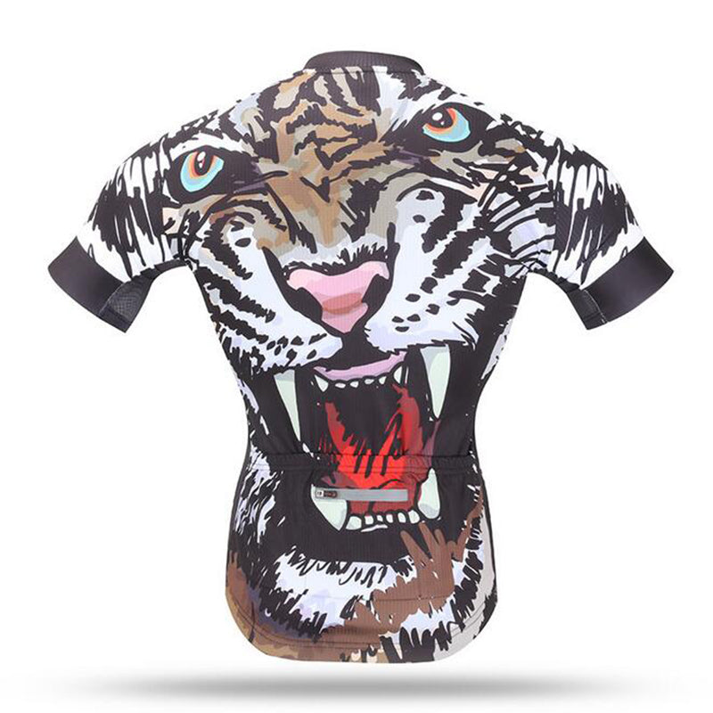 Xintown 3D Tiger Roar Men's Cycling Jersey Pro Team Sports