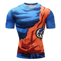Compression Tee shirt 3D Print T-shirt Cosplay Costume Gok