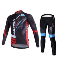 Malciklo men's Long Sleeve Cycling Jersey