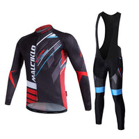 Malciklo men's Long Sleeve Cycling Jersey