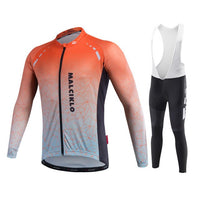 Malciklo men's Long Sleeve Cycling Jersey