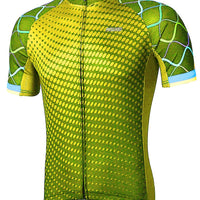Men's Short Sleeve Cycling Jersey Summer Polyester Bike Jersey