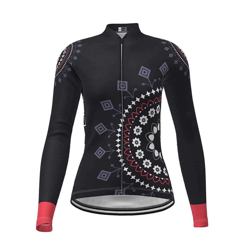 Women's Long Sleeve Cycling Jersey Polyester
