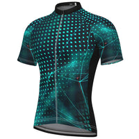 Men's Short Sleeve Cycling Jersey Summer Spandex Polyester