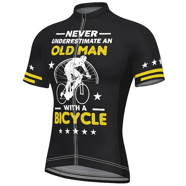 Sunnyriant Men's Short Sleeve Cycling Jersey