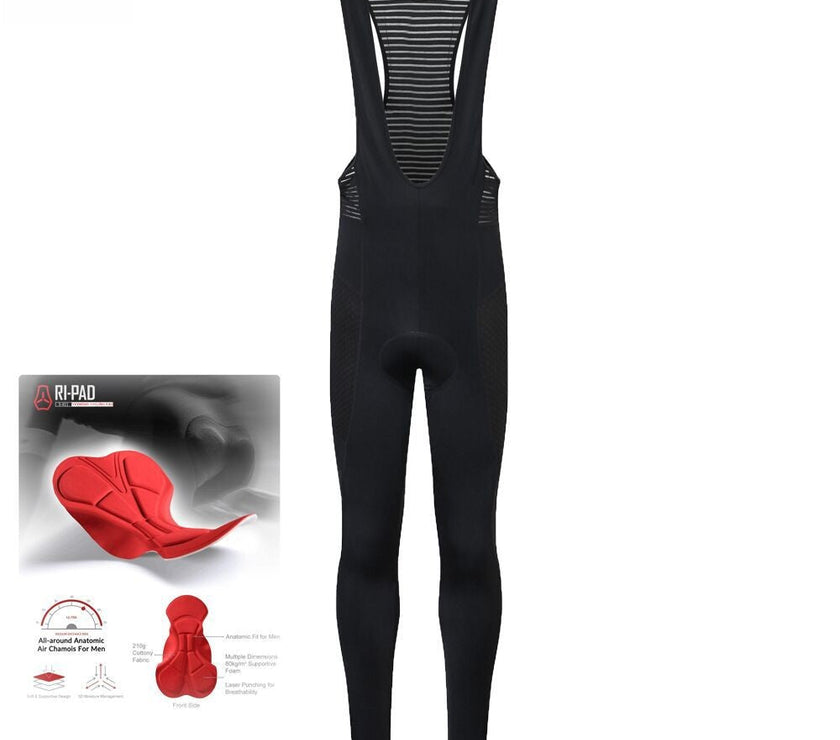 Tight Solid Color Bicycle Bib Pants