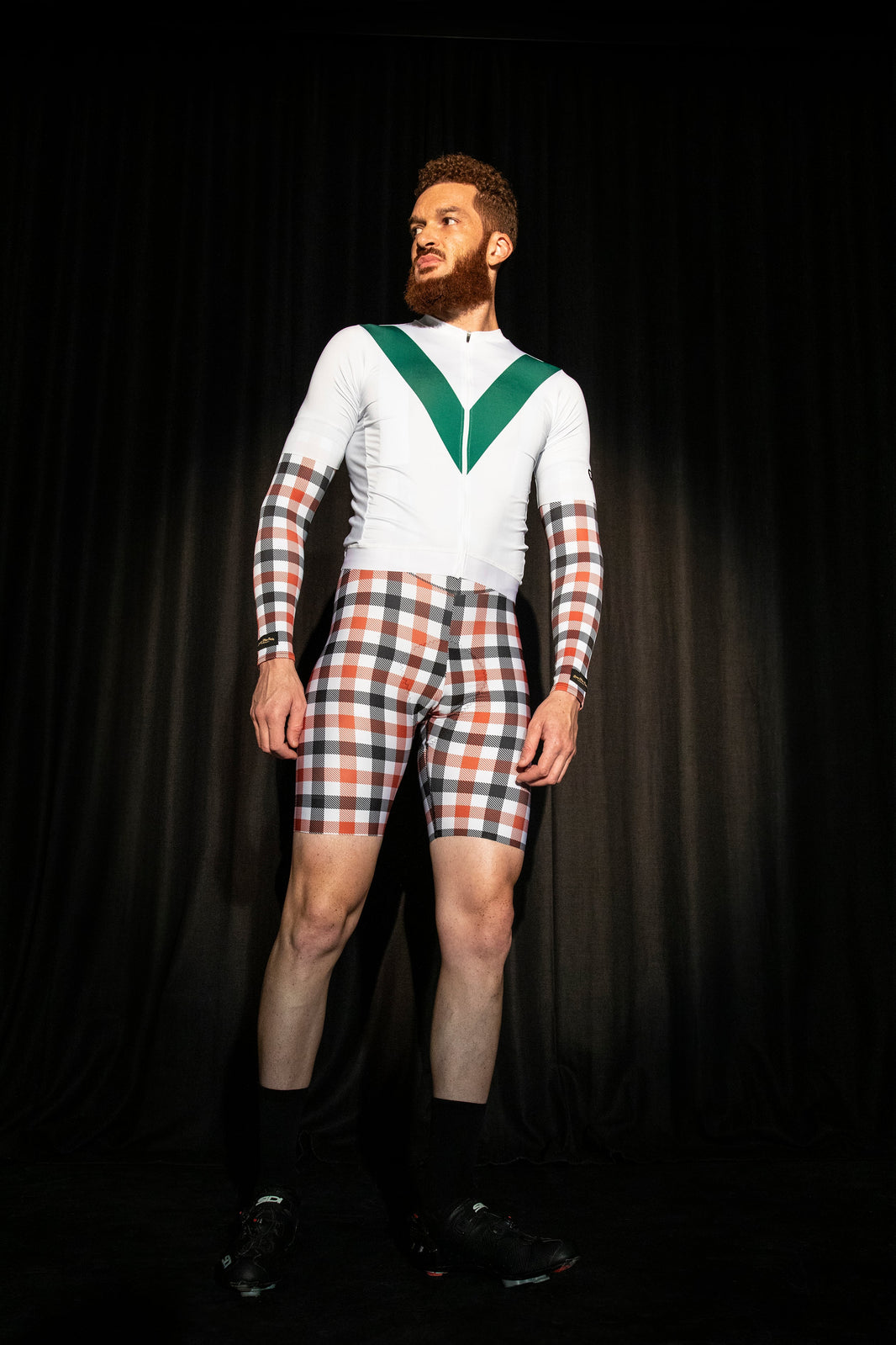 Design Retro Rhombus Professional Cycling Suit