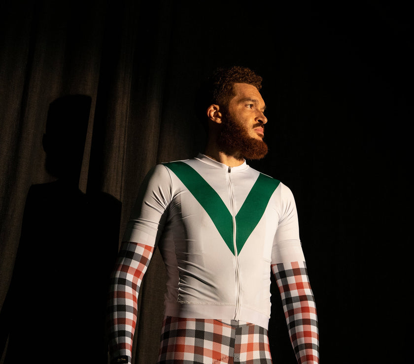 Design Retro Rhombus Professional Cycling Suit