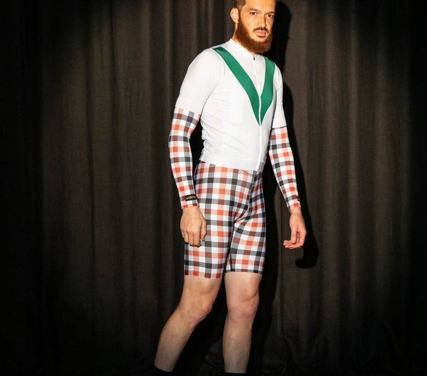 Design Retro Rhombus Professional Cycling Suit