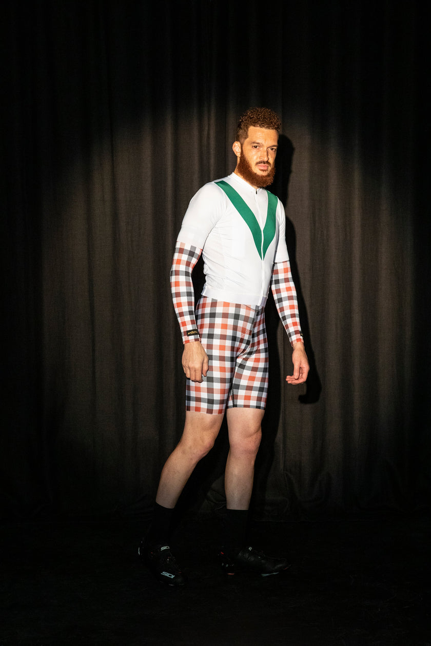 Design Retro Rhombus Professional Cycling Suit