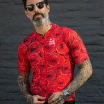 Creative Rose Smoke Girl Pattern Cycling Clothing Quick-drying and Breathable