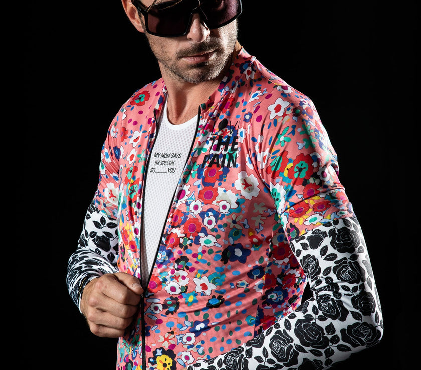 Colorful Flowers Series Cycling Suit Quick Dry