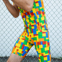 "Lego" 3D Color Building Block Series Fun Cycling Clothing Professional Breathable