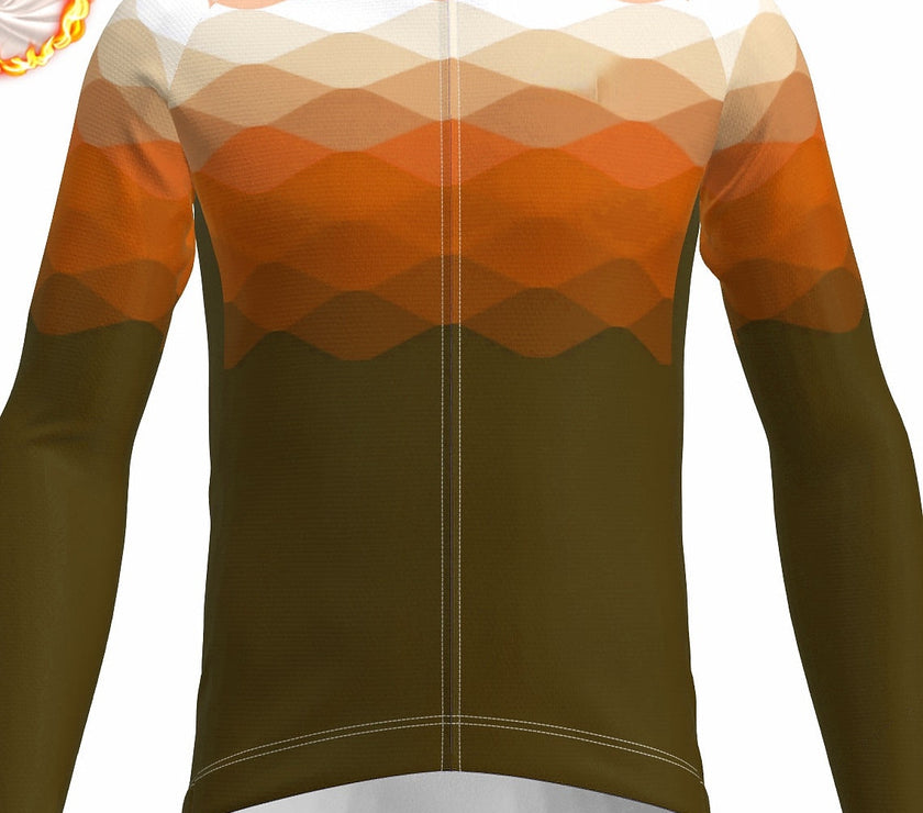 Grams Men's Long Sleeve Cycling Jersey