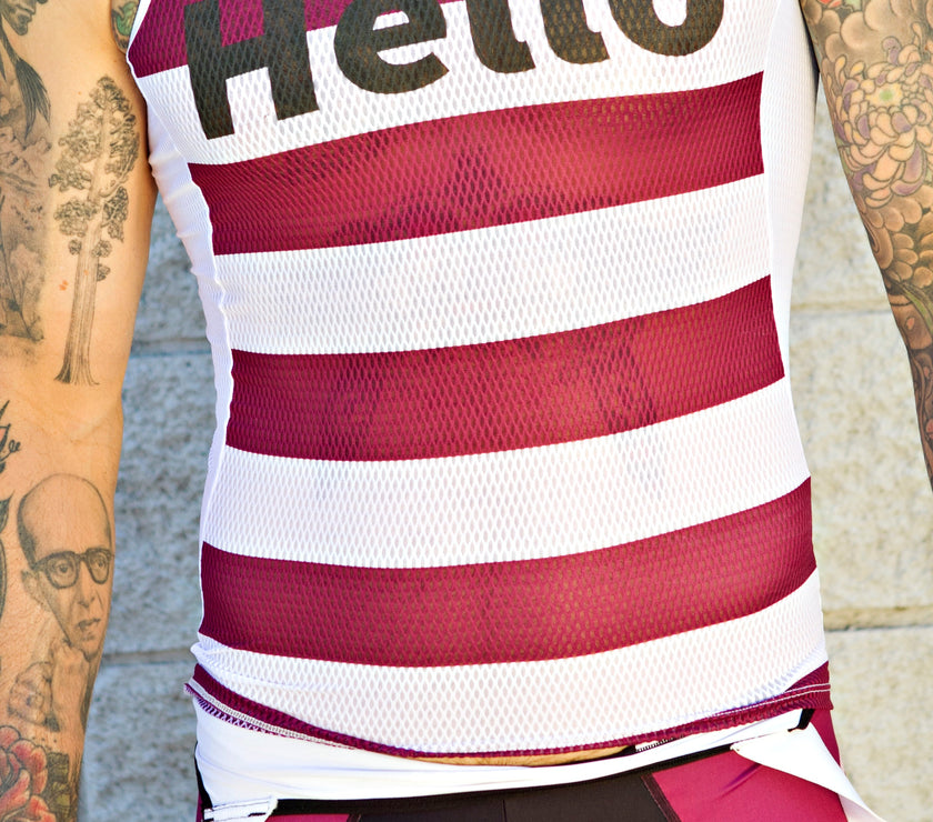 "Hello Pink" Cycling Short-sleeved Quick-drying, Breathable and Comfortable