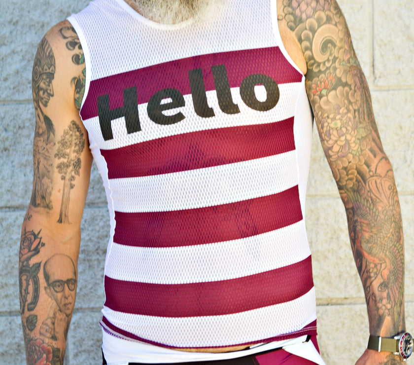 "Hello Pink" Cycling Short-sleeved Quick-drying, Breathable and Comfortable