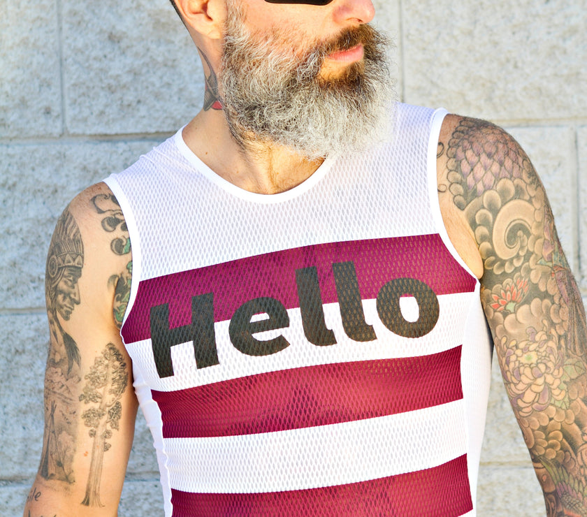 "Hello Pink" Cycling Short-sleeved Quick-drying, Breathable and Comfortable