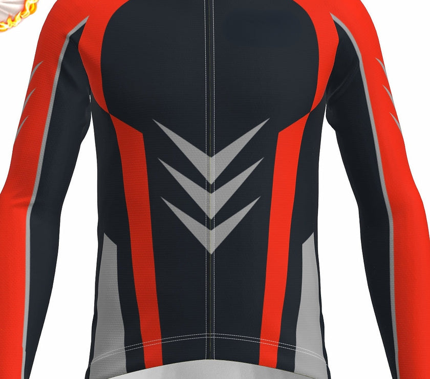 Grams Men's Long Sleeve Cycling Jersey
