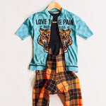 Classic Tiger Head Riding Series Short Sleeves and Suits