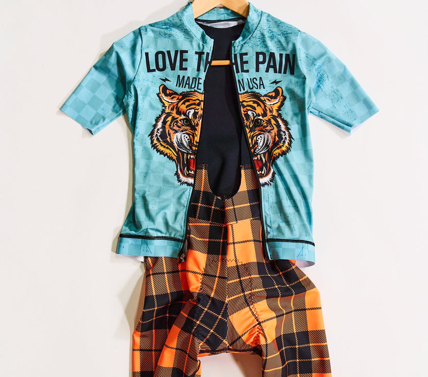 Classic Tiger Head Riding Series Short Sleeves and Suits