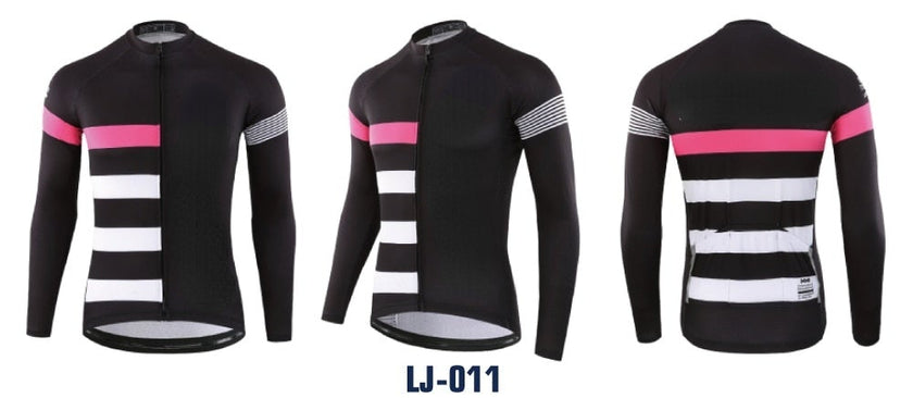 KEMALOCE Autumn Pro Long Sleeve Cycling Jersey Skull